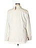 Ann Taylor Factory 100% Cotton White Long Sleeve Button-Down Shirt Size 16 - photo 2