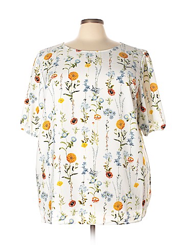 Remade Floral Short Sleeve Top (view 1)