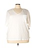 Remade 100% Cotton White Oversized Slub Pocket T-Shirt Size 2X - photo 1