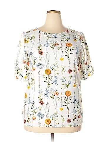 Remade Floral Short Sleeve Top (view 1)