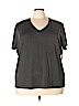 Remade Black Black V-Neck Pocket T-Shirt Size 3X - photo 1