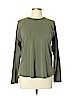 Gap 100% Cotton Dark Green Long Sleeve T-Shirt Size L - photo 1