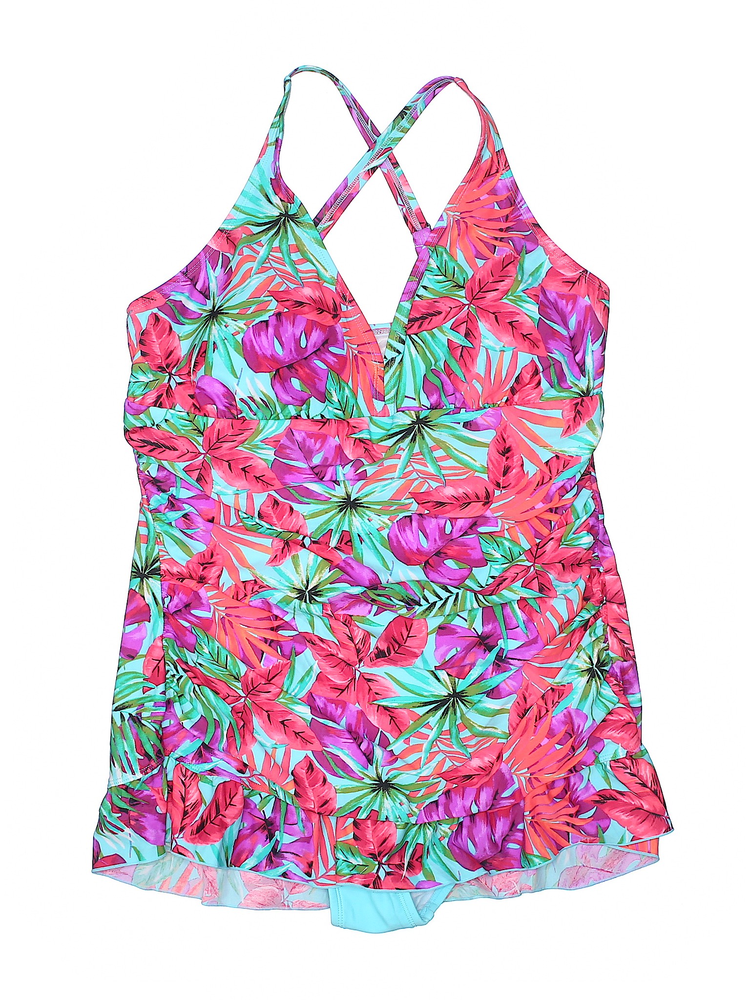 Ocean Dream Signature Print Coral One Piece Swimsuit Size 14 - 71% off ...