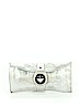 Kate Spade New York 100% Leather Metallic Silver Leather Clutch One size - photo 1
