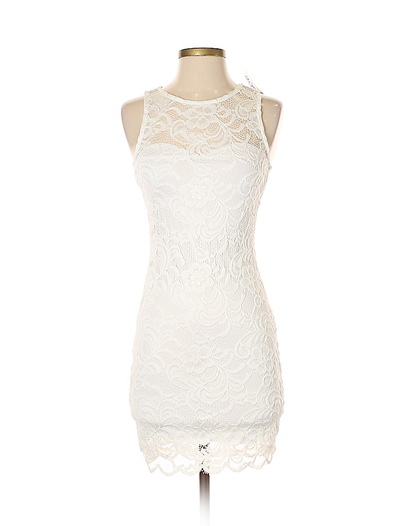 ambiance white lace dress