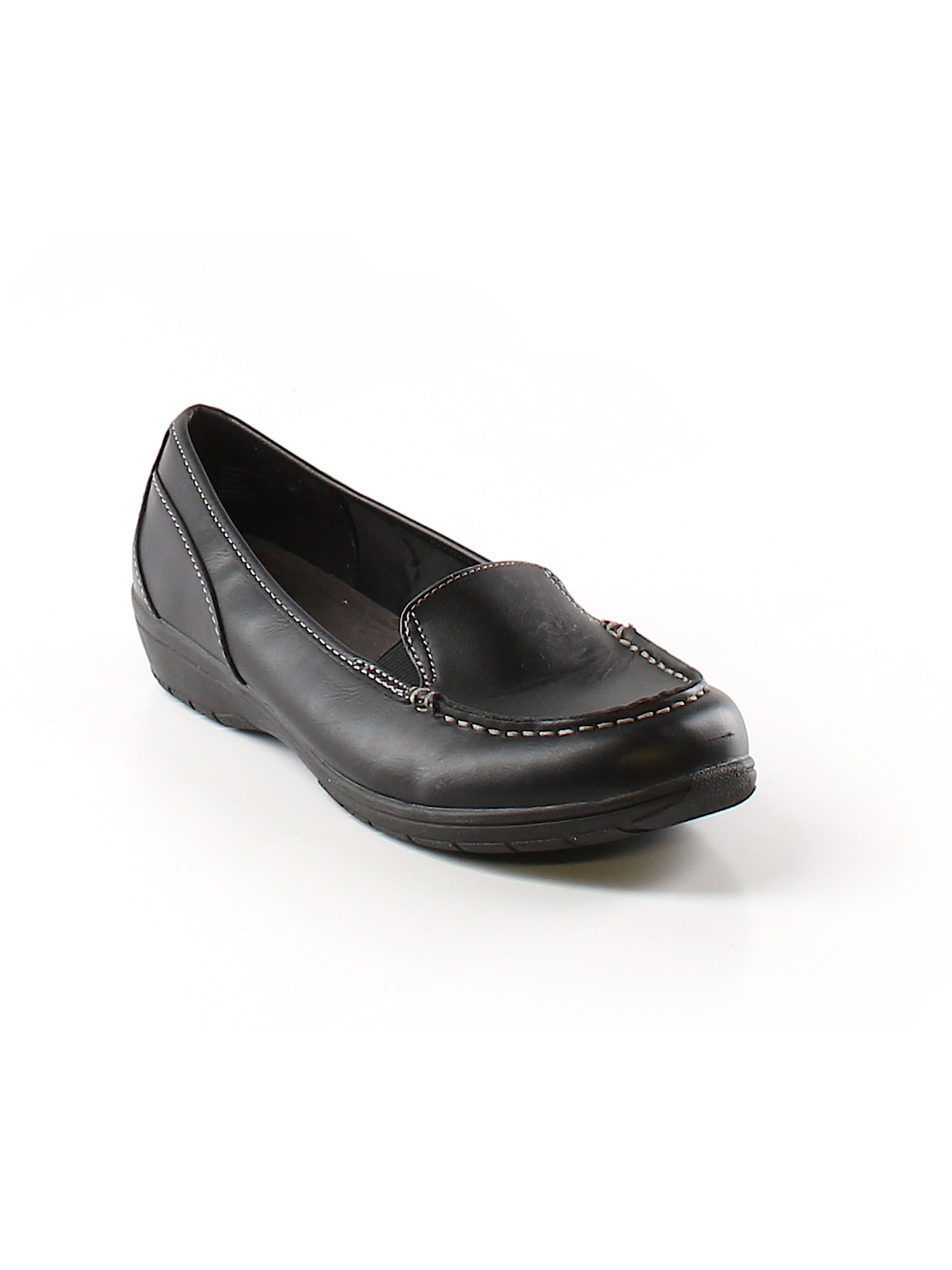 Comfort Plus By Predictions Solid Black Flats Size 8 54 Off