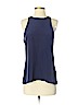 2nd Day 100% Silk Navy Blue Sleeveless Silk Top Size EU 34 / US 4 - photo 1
