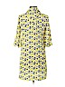 Kate Spade New York 100% Silk Print Yellow Casual Dress Size 2 - photo 2