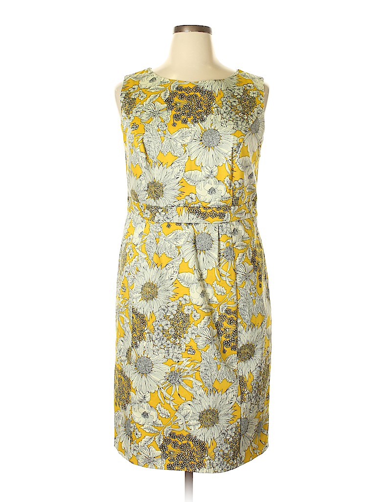 yellow dress size 16