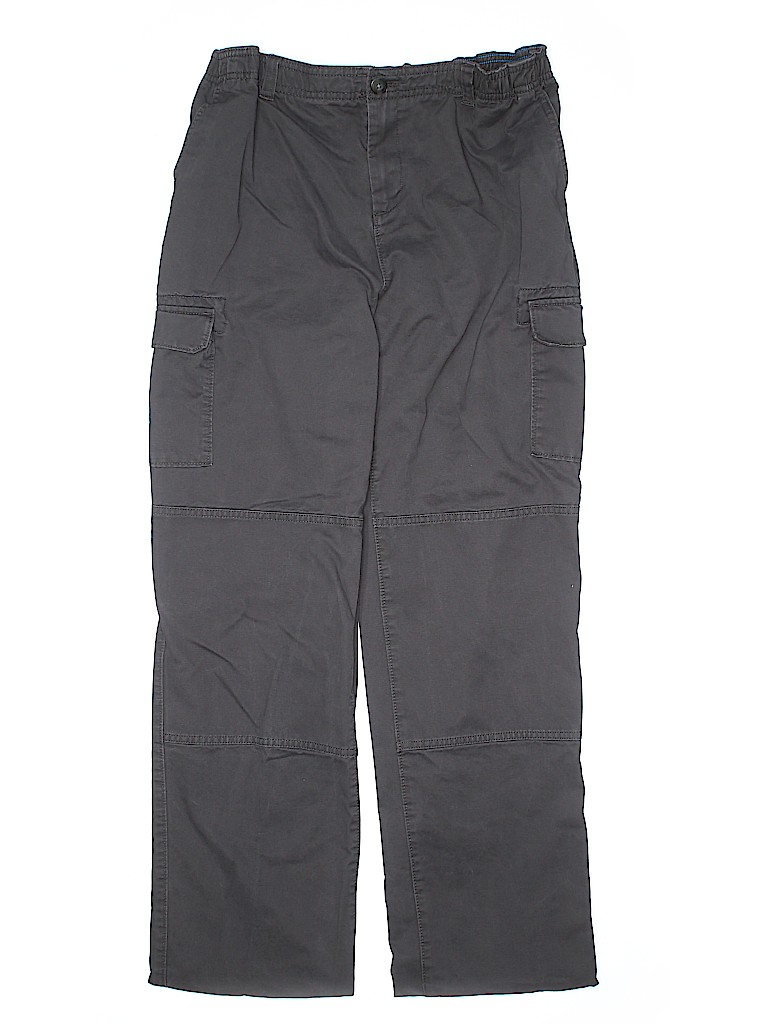 Lands' End 100% Cotton Solid Gray Cargo Pants Size 20 (Husky) - 85% off ...
