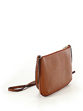 LC Lauren Conrad Solid Brown Crossbody Bag One Size - 59% off