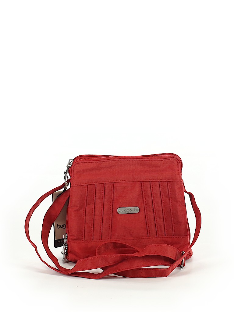Baggallini Solid Red Crossbody Bag One Size 63 off thredUP