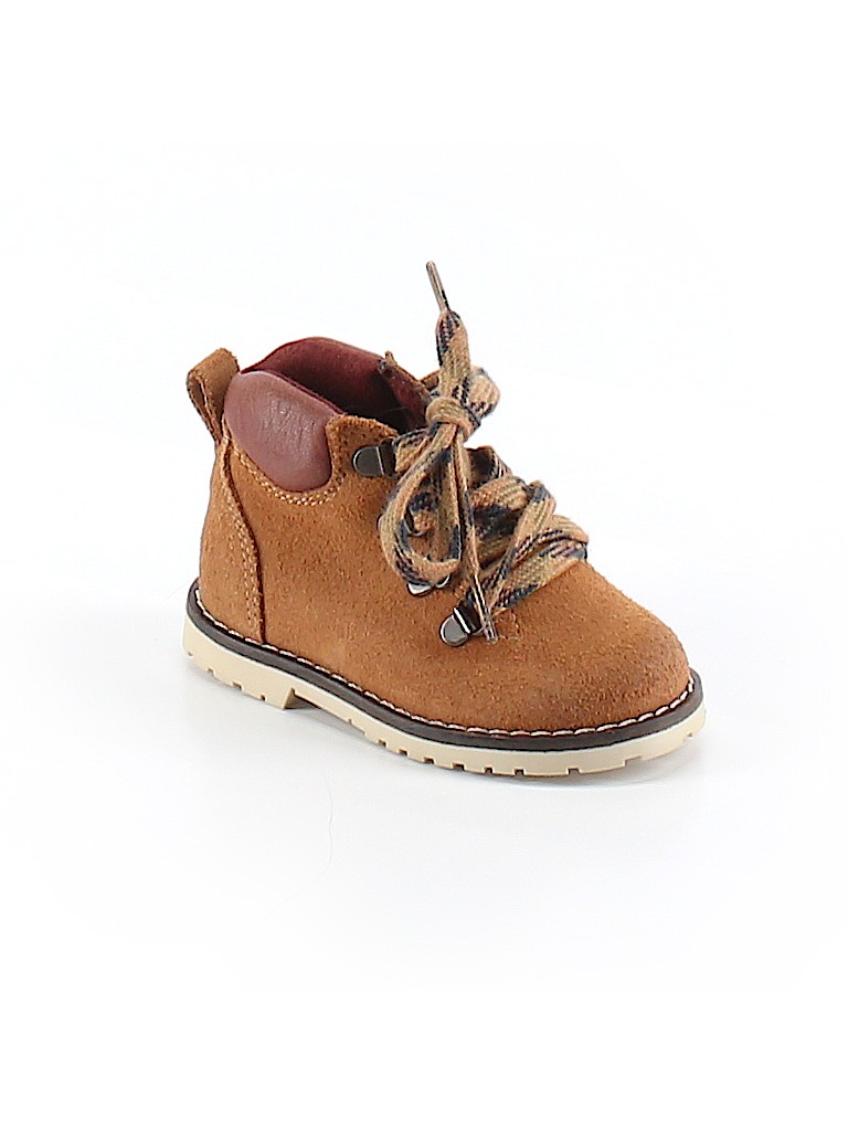 Zara Baby Solid Brown Boots Size 18 (EU 