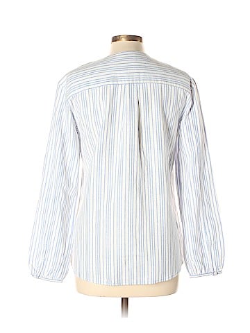Remade Linen Blend Stripe Top (view 2)