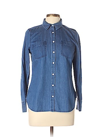 Remade Chambray Button Down Shirt (view 1)