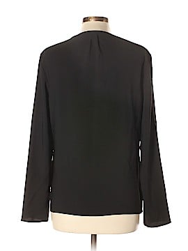 Remade Long Sleeve Faux Wrap Top (view 2)