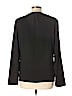 Remade 100% Polyester Black Long Sleeve Faux Wrap Top Size L - photo 2
