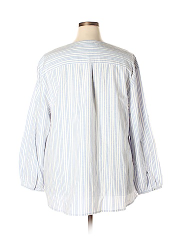 Remade Linen Blend Stripe Top (view 2)