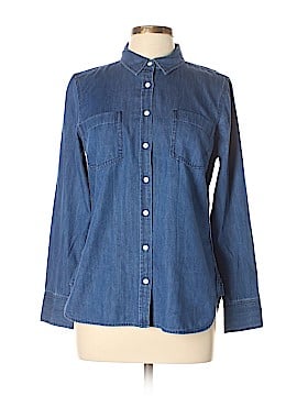 Remade Chambray Button Down Shirt (view 1)