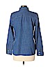 Remade 100% Cotton Blue Chambray Button Down Shirt Size L - photo 2