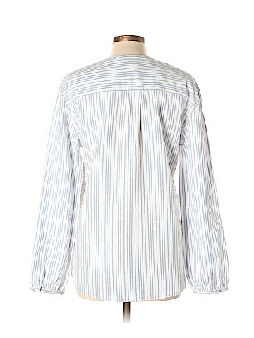 Remade Linen Blend Stripe Top (view 2)