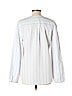 Remade Blue Linen Blend Stripe Top Size L - photo 2