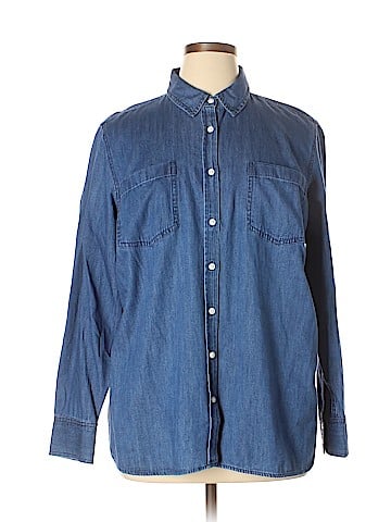 Remade Chambray Button Down Shirt (view 1)
