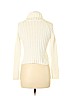 The White House 100% Cotton Solid White Turtleneck Sweater Size M - photo 2