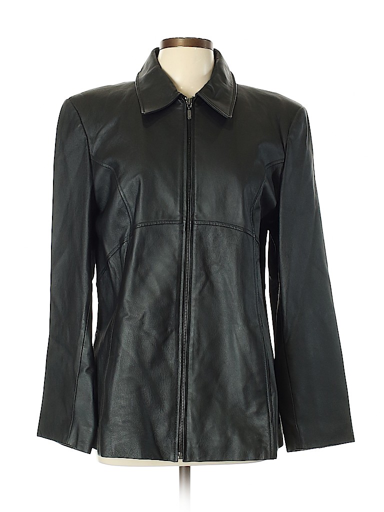 thredup leather jacket