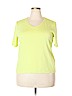 Chico's 100% Cotton Light Green Short Sleeve T-Shirt Size XL (3) - photo 1