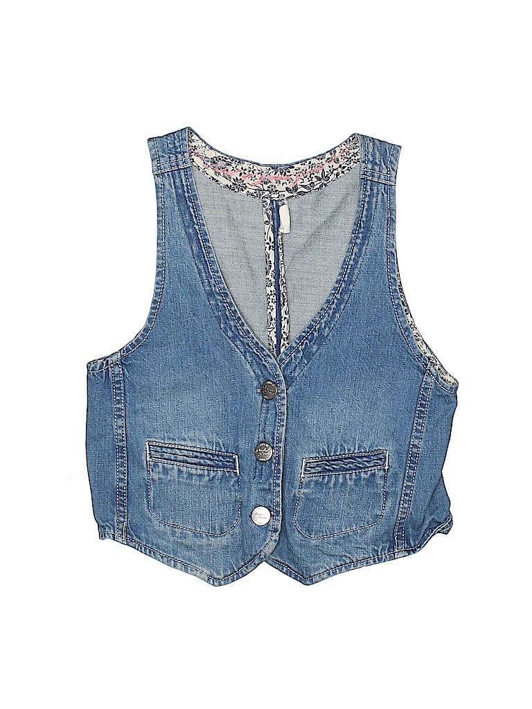 h&m denim vest