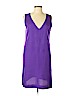 Diane von Furstenberg 100% Silk Dark Purple Casual Dress Size 10 - photo 1
