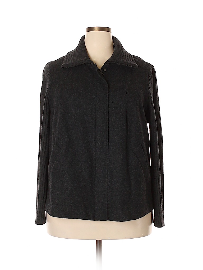 Check It Out Eileen Fisher Wool Coat For 85 99 On Thredup