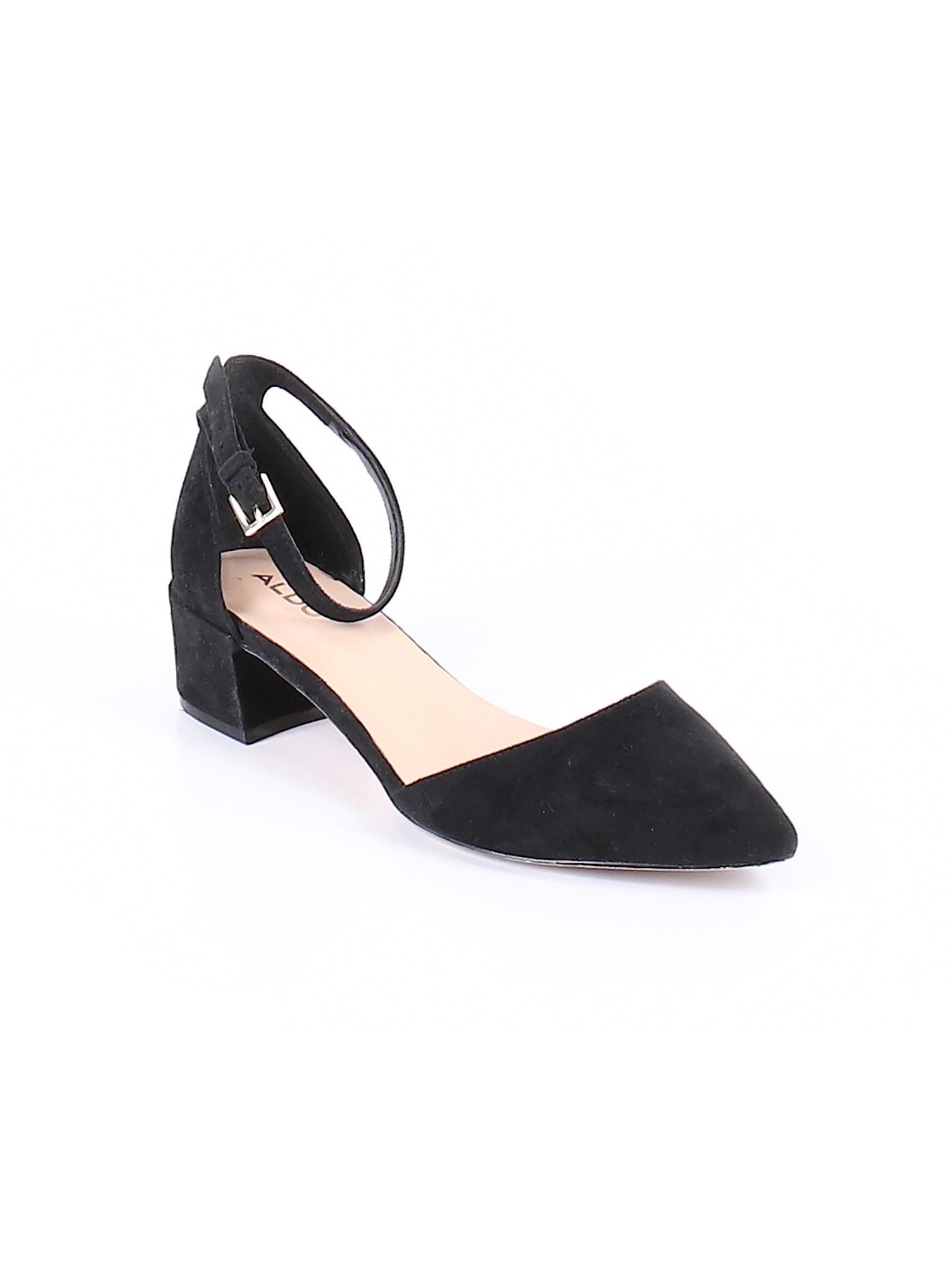 Aldo Solid Black Heels Size 9 - 84% off | thredUP