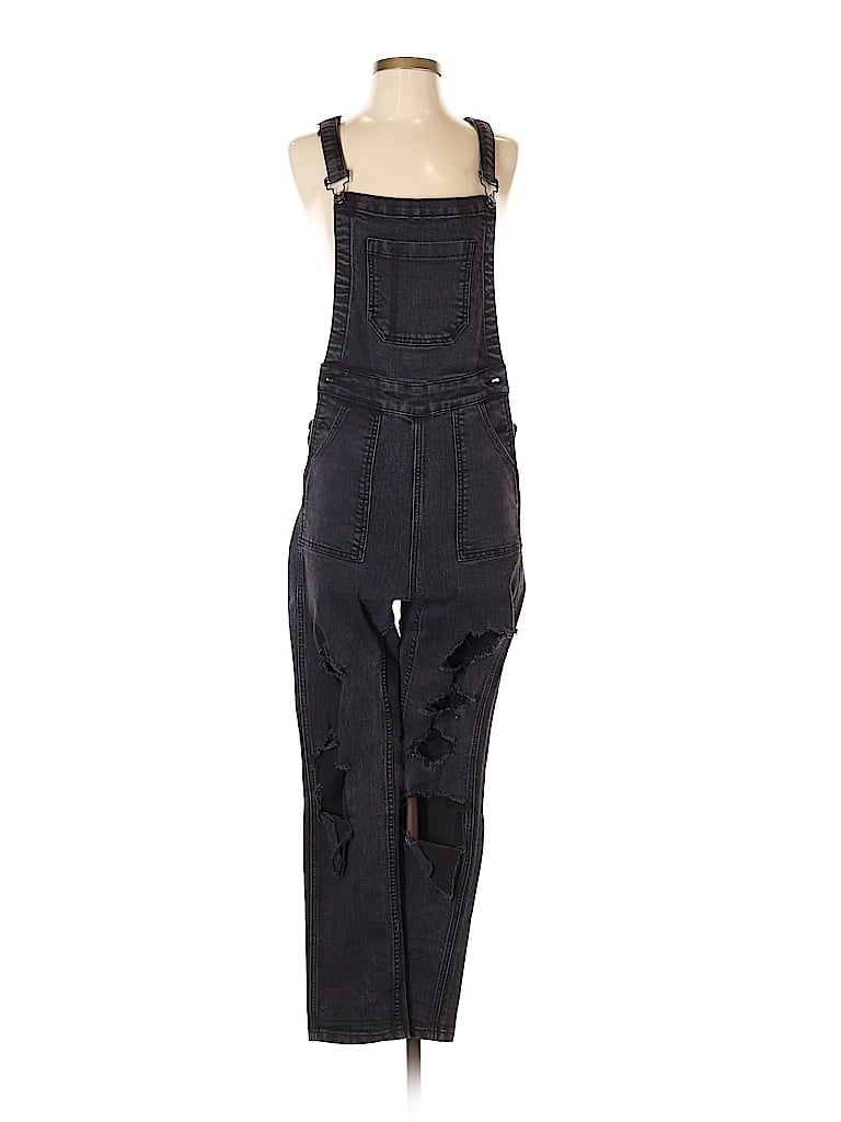 brandy melville black overalls