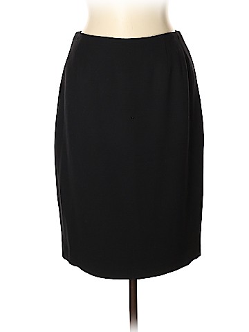 Linda Allard Ellen Tracy Wool Skirt (view 1)