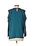Ripe 100% Polyester Teal Long Sleeve Blouse Size S - photo 2