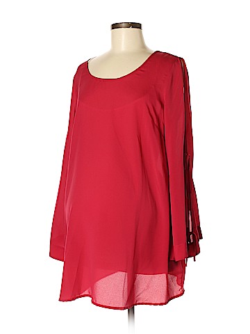 OCTAVIA Maternity Long Sleeve Blouse (view 1)