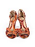 Tahari Orange Heels Size 8 1/2 - photo 2