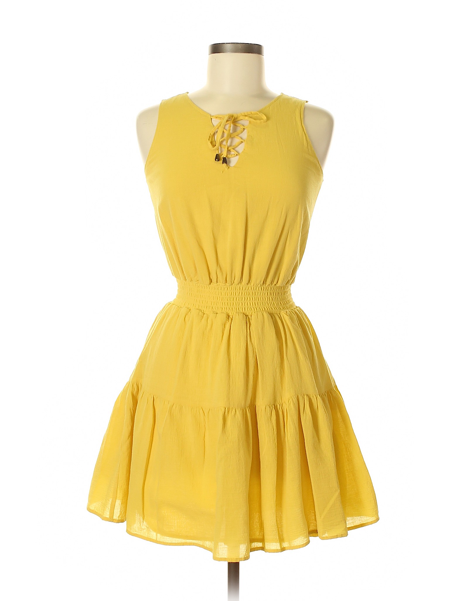 universal thread yellow dress