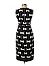 Kate Spade New York 100% Viscose Print Black Casual Dress Size 6 - photo 2