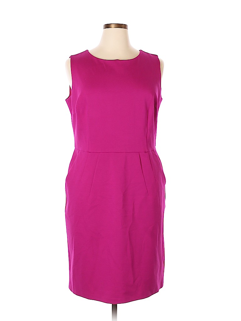 Lands' End Pink Casual Dress Size 16 - photo 1