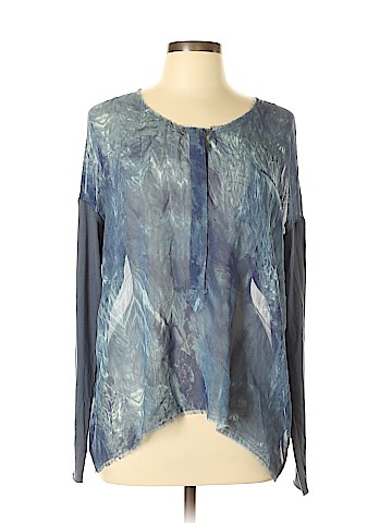 Go By Go Silk Long Sleeve Silk Top (view 1)