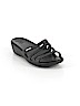 Crocs Solid Black Sandals Size 8 (wide) - photo 1