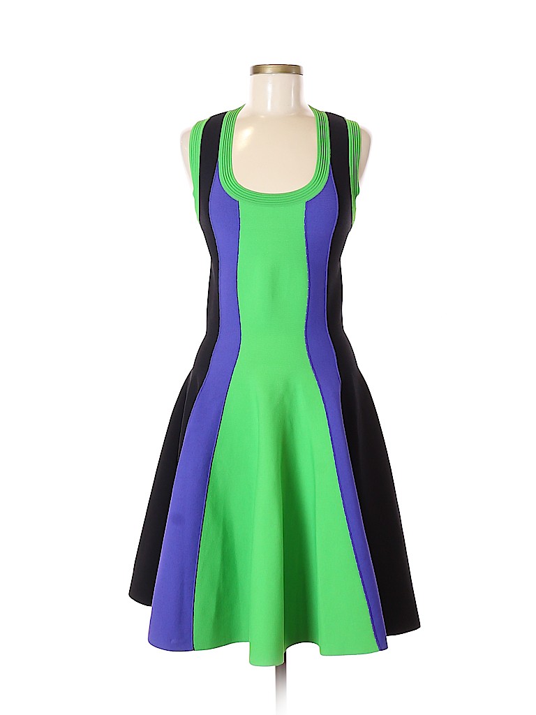Emilio Pucci Solid Green Cocktail Dress Size M - 92% off | thredUP