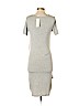 Everly Grey Solid Gray Casual Dress Size XS (Maternity) - photo 2