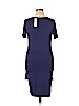 Everly Grey Solid Navy Blue Casual Dress Size XL (Maternity) - photo 2