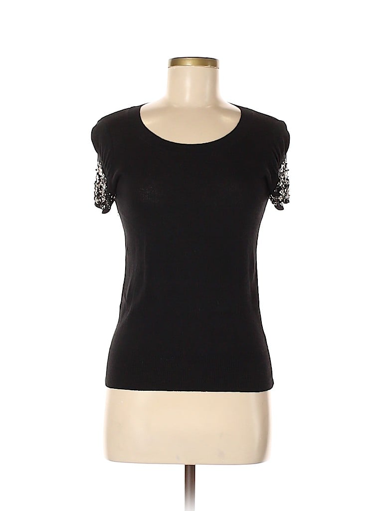 Mulberry Lace Black Short Sleeve Top Size M 94 Off Thredup