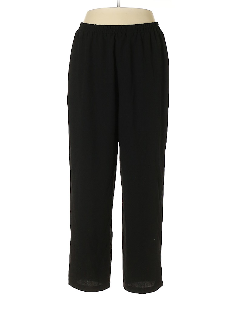 R&M Richards 100% Polyester Black Dress Pants Size 18 (Plus) - photo 1