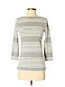 Tommy Hilfiger Stripes Gray 3/4 Sleeve T-Shirt Size XS (petite) - photo 1